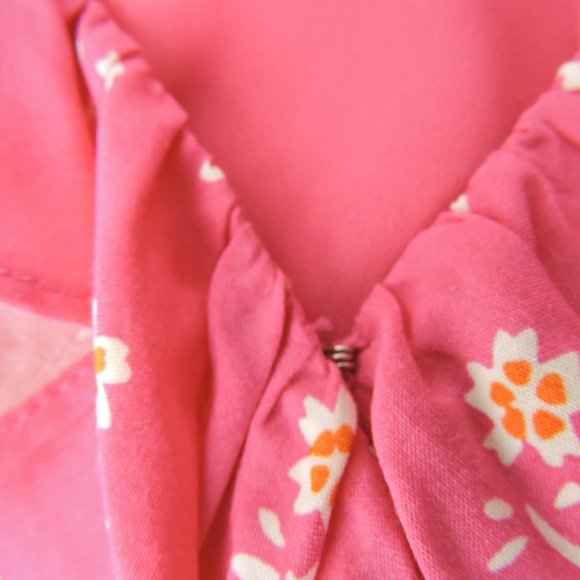 J Crew Re-Imagined Dress faux wrap pink floral - Picture 9 of 12